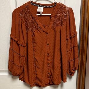 Rose & Olive Women's Terracotta Blouse